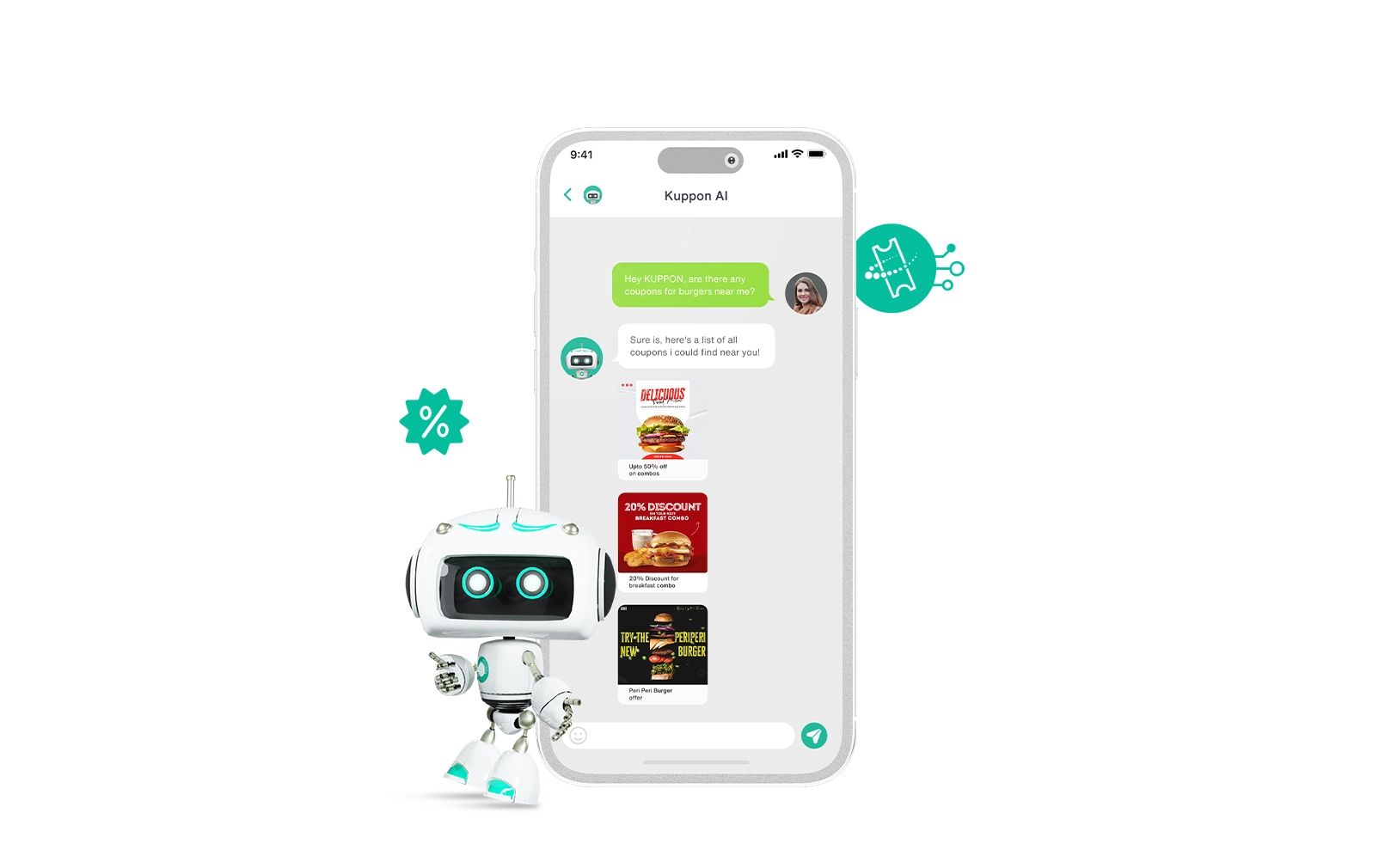 Meet our AI Assistant, your shopping companion, helping you discover the best deals and savings.